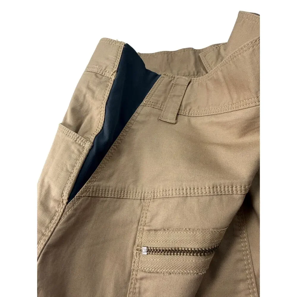 The North Face Hiking Utility Pants Men's XL 38x28 Tan Articulated Knees Outdoor